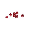 dice4friends 7-tlg. RPG Wurfelset Transparent: Red 7 шт. RPG Dice Set Прозрачный: Красный