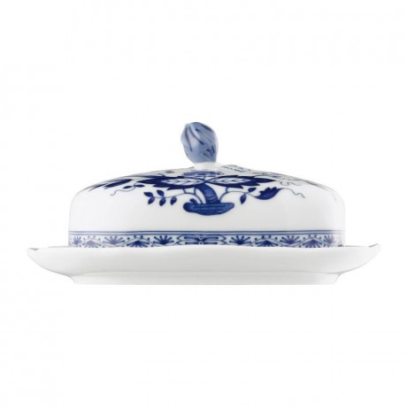 Hutschenreuther Hutschenreuther Blau Zwiebelmuster Butterdose 250 g Масленка Hutschenreuther с голубым луком 250 г