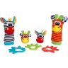 Playgro Playgro Geschenkset Dschungelfreunde mit Hand- und Fussgelenksrasseln Подарочный набор друзей джунглей Playgro с погремушками на запястье и лодыжке