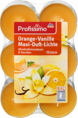Profissimo Maxi-Аромо-свеча Апельсин-ваниль , 12 шт