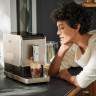 Tchibo Tchibo Kaffeevollautomat Esperto Caffe fur Caffe Crema und Espresso, Metallic Sand, Herausnehmbare Bruheinheit  Полностью автоматическая кофемашина Tchibo Esperto Caffe для приготовления кофе со сливками и эспрессо, металлическим песком, съемным за