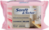 Sanft&amp;Sicher Влажная Туалетная бумага Deluxe Cashmere Запасная упаковка, 60 шт