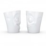 Fiftyeight Products TV Tassen Becher ohne Henkel Set 2-tlg. - lachend & lecker 0,35 L Набор чашек для телевизора без ручки 2 шт. - смеющийся и вкусный 0,35 л