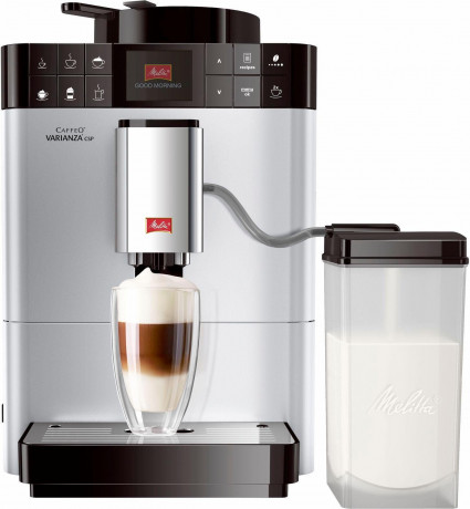 Melitta Melitta Kaffeevollautomat Varianza CSP F57/0-101, silber, Tassenindividuell dosieren: My Bean Select, 10 Kaffeerezepte Полностью автоматическая кофемашина Melitta Varianza CSP F57/0-101, серебро, индивидуальная дозировка чашек: My Bean Select, 10