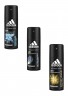adidas Deo set, Адидас Дезодорант-cпрей для мужчин НАБОР Ice Dive 48h+After Sport+Victory League