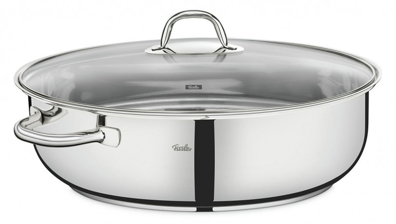 Fissler Fissler Edelstahlbr\u00e4ter  edelstahl Жаровня Fissler из нержавеющей стали.