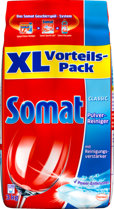 Somat Средство для полоскания посуды GeschirrspülmittelПорошок XL, 3 кг