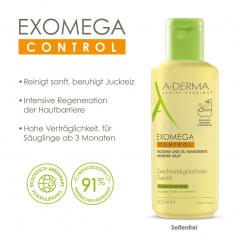 A-DERMA EXOMEGA CONTROL geschmeid.machend.Duschol  EXOMEGA CONTROL смягчающее средство для душа