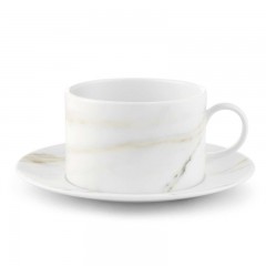 Wedgwood Wedgwood Vera Wang Venato Imperial Kaffeetasse / Teetasse mit Untertasse 2-tlg. Wedgwood Vera Wang Venato Imperial кофейная чашка / чайная чашка с блюдцем 2 шт.