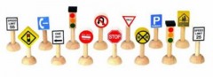 PLANTOYS Planworld Verkehrsschilder-Set  Набор дорожных знаков Planworld