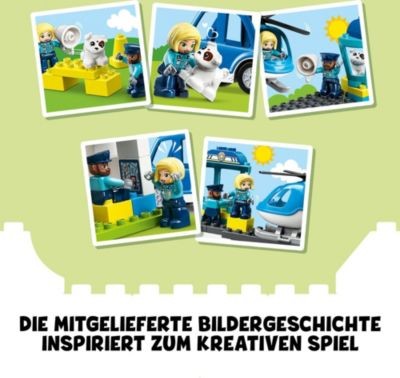 LEGO LEGO DUPLO 10959 Polizeistation mit Hubschrauber LEGO DUPLO 10959 Полицейский участок с вертолетом