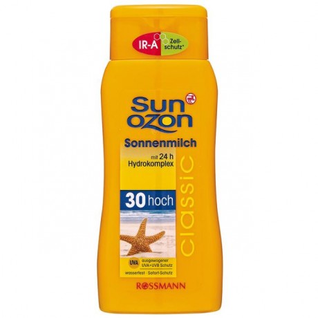 Sunozon classic Sonnenmilch SPF 30 Солнцезащитное молочко 200 мл