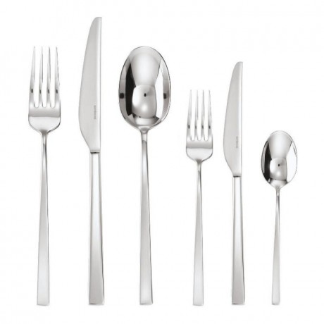 Sambonet Sambonet Linea Q - Edelstahl 18/10 Besteckset 36-tlg. Vollheft / Monoblock Sambonet Linea Q - набор столовых приборов из нержавеющей стали 18/10 36 предм. Полный буклет/моноблок