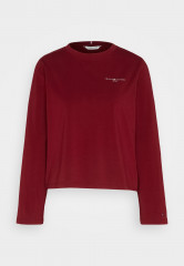 Tommy Hilfiger MINI LOGO Long sleeved top rouge MINI LOGO Топ с длинными рукавами румяна