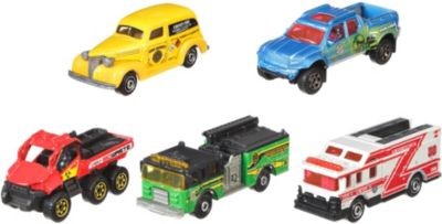 Mattel Matchbox 5er-Geschenkset Sortiment Ассортимент подарочного набора Matchbox 5