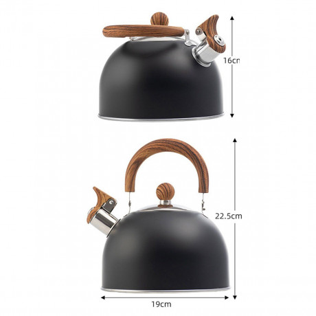 FeelGlad FeelGlad Wasserkocher 2.5 Liter Wasserkocher Retro,Teekessel fur Herd und Grill Чайник FeelGlad 2,5 литра, ретро-чайник, чайник для плиты и гриля