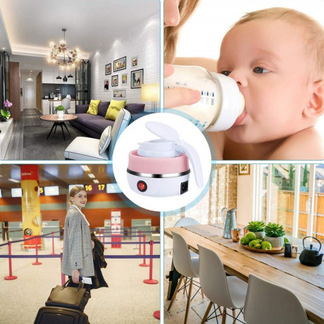 KULER KULER Wasserkocher Reise-Wasserkocher, Faltbarer Wasserkessel, Rosa  KULER Чайник Дорожный чайник Складной чайник Розовый