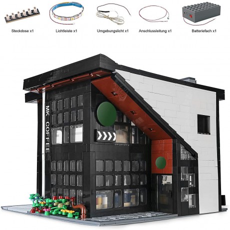 MOULD KING Klemmbausteineset Modular Building Комплект клеммных колодок Модульное здание