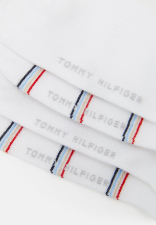 Tommy Hilfiger 4 PACK Socks white/multicolor 4 УПАКОВКИ носков белый/многоцветный
