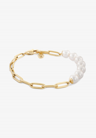 Tommy Hilfiger GP/WHITE Bracelet gold-coloured GP/WHITE Браслет золотого цвета