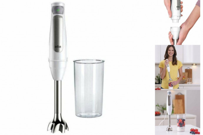 Braun Braun Stabmixer Stabmixer Handruhrgerat Braun MQ7000 WH Weiss 1000 W Set Погружной блендер Braun ручной миксер ручной миксер Braun MQ7000 WH white 1000 W set