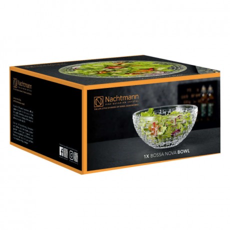 Nachtmann Nachtmann Bossa Nova Schale Glas d: 23 cm / h: 10,3 cm / 2,20 L Чаша Nachtmann Bossa Nova стеклянная д: 23 см / высота: 10,3 см / 2,20 л