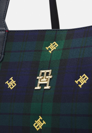 Tommy Hilfiger ICONIC TOTE SET Tote bag dark green ICONIC TOTE SET Сумка-тоут темно-зеленый