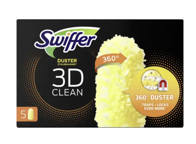 Swiffer 3D Staubmagnet 360 Tucher Nachfullpack, 5St, Свиффер Сменные насадки 360 градусов против пыли для магнитной щетки, 5 штук 