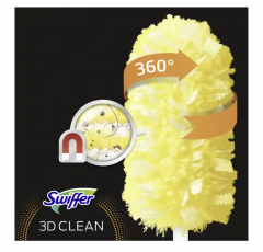 Swiffer 3D Staubmagnet 360 Tucher Nachfullpack, 5St, Свиффер Сменные насадки 360 градусов против пыли для магнитной щетки, 5 штук 