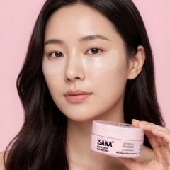 Isana Korean Skincare Refreshig eye patches, Патчи для ухода за кожей области глаз, с CICA и гиалуроновой кислоты, 30 пар
