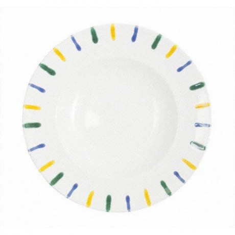 Gmundner Keramik Gmundner Keramik Buntgeflammt Gourmetteller rund 29 cm Керамическая тарелка Gmundner "Buntgeflammt" для гурманов, около 29 см