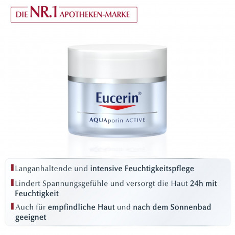 Eucerin AquaPorin Active Feuchtigkeitspflege fur normale Haut bis Mischhaut  AquaPorin Активный увлажняющий уход для нормальной и комбинированной кожи