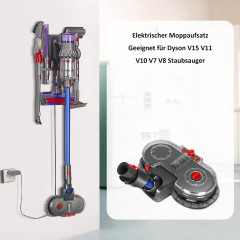 FeelGlad FeelGlad Akku-Wischmopp Dyson Wischaufsatz,Wischer,mit 6 Mopppads und Abnehmbarer Wassertank, fur Dyson V11 V10 V8 V7 V15 Staubsauger  Беспроводная швабра FeelGlad Насадка для швабры Dyson, стеклоочиститель, с 6 подушечками и съемным резервуаром 