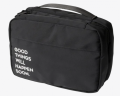 Vito &amp; Joe Kulturbeutel Herren schwarz "good things will happen soon" Косметическая сумочка для мужчин, 1 шт.