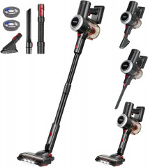 HCBOO HCBOO Akku-Hand-und Stielstaubsauger, 180,00 W, Beutellos, 25000Pa Starke Saugleistung 180W Freistehender Akkusauger bis up 40Min  Беспроводной ручной и стержневой пылесос HCBOO, 180,00 Вт, без мешка, сильная мощность всасывания 25 000 Па. Отдельно 