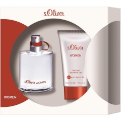 s.Oliver Women Geschenkset Подарочный набор, Eau de Toilette Туалетная вода Spray Спрей 30 мл + Bath &amp; Shower Gel Гель для душа 75 мл / 1 шт.