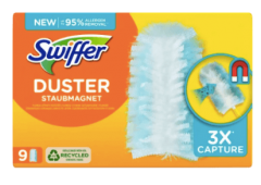 Swiffer  Staubmagnet Nachfullpack 9St, Свиффер Сменные салфетки-насадки для магнитной щетки, 9 штук