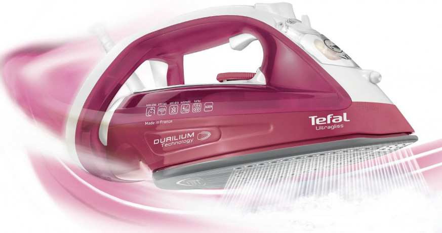 Tefal Tefal Dampfbugeleisen FV4920 Dampfbugeleisen UltraGliss rot/weiss  Паровой утюг Tefal FV4920 Паровой утюг UltraGliss красный/белый