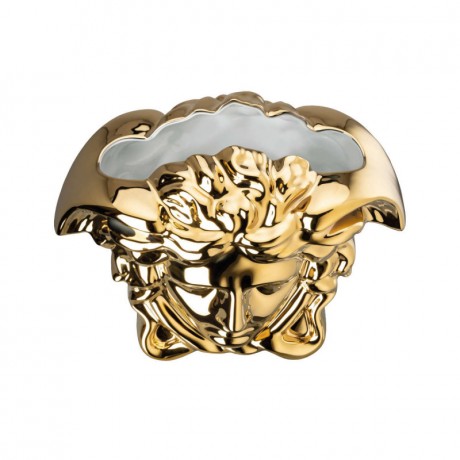Rosenthal meets Versace Rosenthal Versace Medusa Grande Vase gold h: 21 cm Ваза Rosenthal Versace Medusa Grande, золото, высота: 21 см