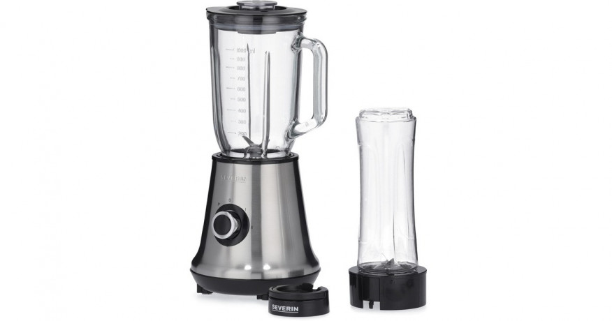Severin Severin Smoothie Mix & Go SM 3737, Standmixer silber  silber Severin Smoothie Mix &amp; Go SM 3737, миксер серебристый