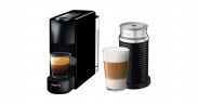 Krups Krups Nespresso Essenza Mini & Aeroccino3, Kapselmaschine schwarz  schwarz Krups Nespresso Essenza Mini &amp; Aeroccino3, капсульная машина черный