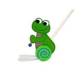 HESS Holzspielzeug Schiebetier Frosch Деревянная игрушка-лягушка