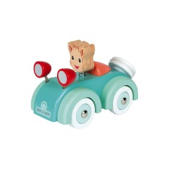 Janod Sophie La Girafe Greifling-Auto Sophie La Girafe сжимает машину