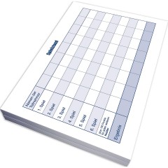 RNK Verlag XXL-Block Wurfelspiel-Gewinnblatt Выигрышная рука в игре с кубиками XXL