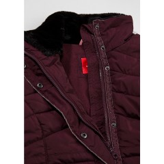 s.Oliver Wattierte Jacke mit Kunstfellkragen Outdoorjacken Стеганая куртка с воротником из искусственного меха Уличные куртки
