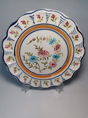 Saljo Crespo, Салджо Креспо Блюдо керамическое с яркими цветами, 28см, Испания