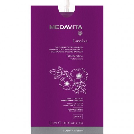 Medavita Silver Color Enricher Shampoo Обогащающий шампунь Silver Color