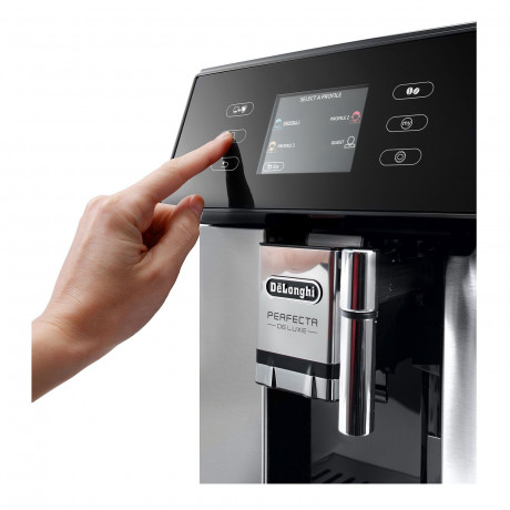 De'Longhi De'Longhi Kaffeevollautomat ESAM 460.80.MB Perfecta Deluxe, Benutzerprofile zum Speichern der personlichen Praferenzen  Полностью автоматическая кофемашина De'Longhi ESAM 460.80.MB Perfecta Deluxe, профили пользователей для сохранения личных пре