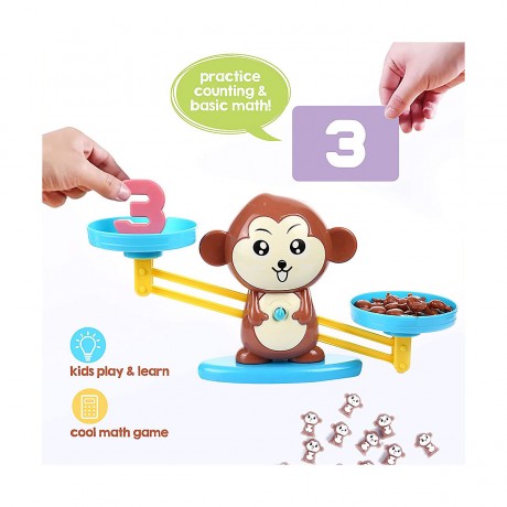 Vetaka Monkey Balance Mathematisches Spielzeug fur Kinder Обезьянка Баланс Математическая игрушка для детей