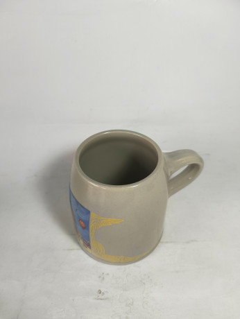 Немецкие пивные кружки винтажные Eichbaum Ureich "Мангеймерская ярмарка'92", растал, керамика, 4 шт., 0.5 л, 14 см, 1992 год.